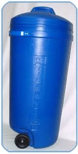 Tarro con ruedas 140 lts.