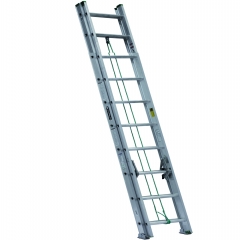 ESCALERA TELESCOPICA (EXTENSIÓN) DE ALUMINIO 5.18 METROS Y 20 PELDAÑOS