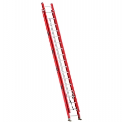 ESCALERA TELESCOPICA (EXTENSIÓN) FIBRA DE VIDRIO 9.75 METROS Y 36 PELDAÑOS