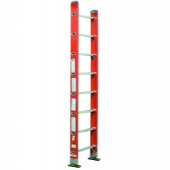 ESCALERA RECTA FIBRA DE VIDRIO 2.44 METROS Y 8 PELDAÑOS