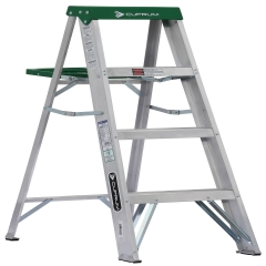 ESCALERA TIJERA DE ALUMINIO 1.22 METROS Y 4 PELDAÑOS