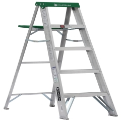 ESCALERA TIJERA DE ALUMINIO 1.52 METROS Y 5 PELDAÑOS