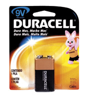 Baterías Duracell 9 Volts