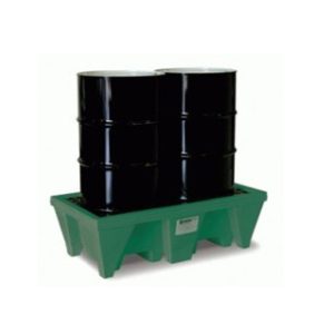 Pallet Contención de Derrames 2 Tambores P2T 240 Litros