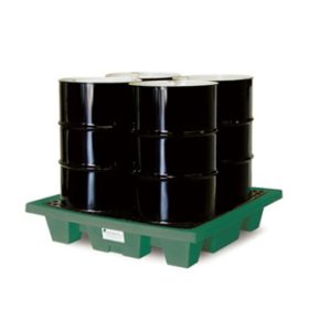 Pallet Contención de Derrame 4 Tambores P4T 500 Litros