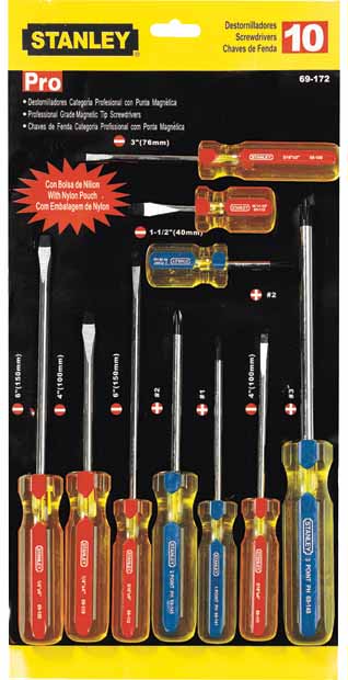 ATORNILLADOR STANLEY 10 PZAS