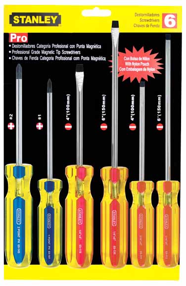 ATORNILLADOR STANLEY 06 PZAS