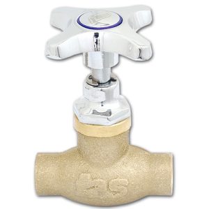 Llave de Paso Soldar Superior Cromada 1/2" LC11-1001