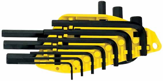LLAVE TIPO ALLEN STANLEY 1/16" - 3/8" 10 PZAS. # 69254